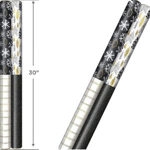 2 Rolls of HALLMARK DUAL DESIGN WRAPPING PAPER